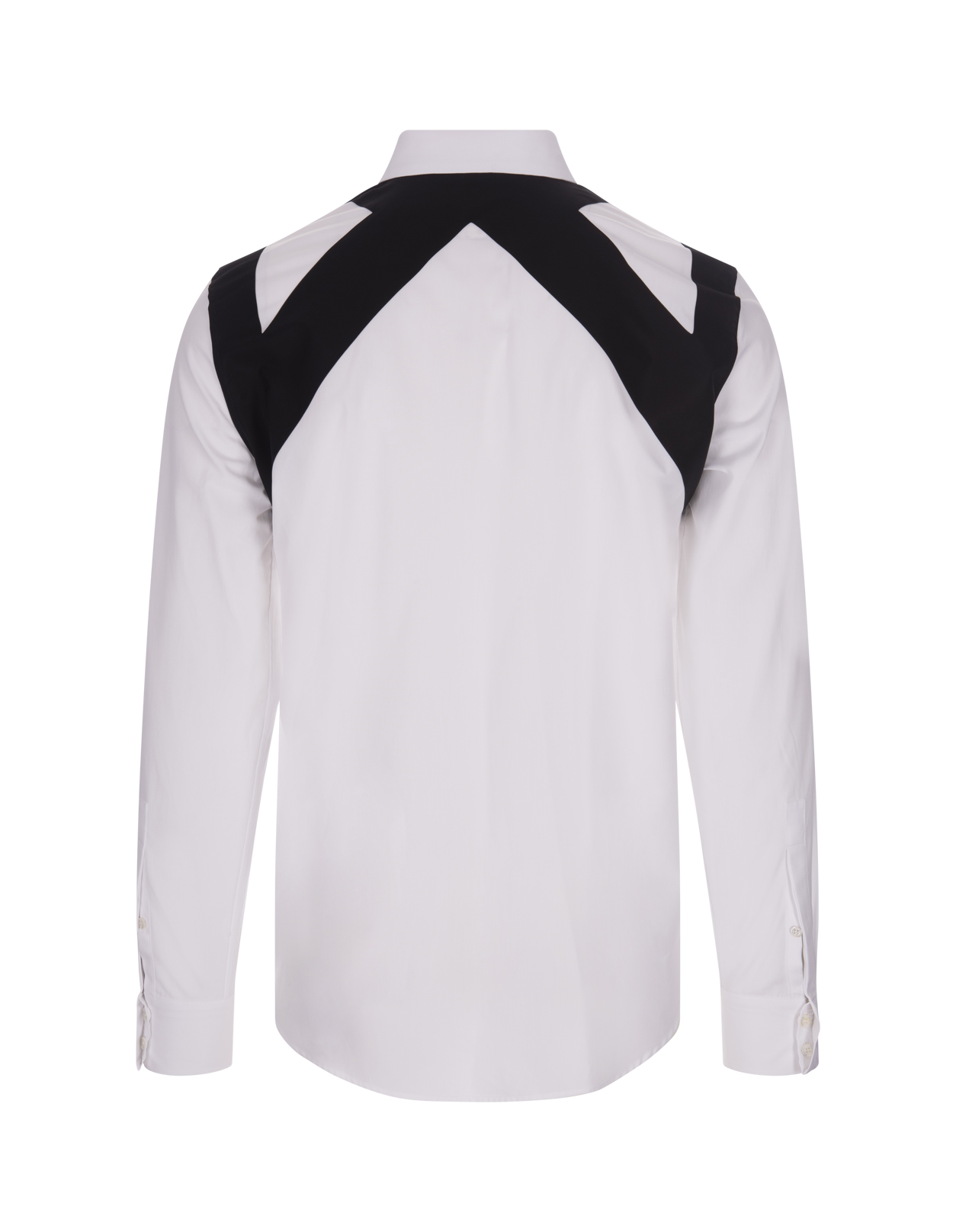 Camicia Harness Cut-Out Bianca - ALEXANDER MCQUEEN - Russocapri